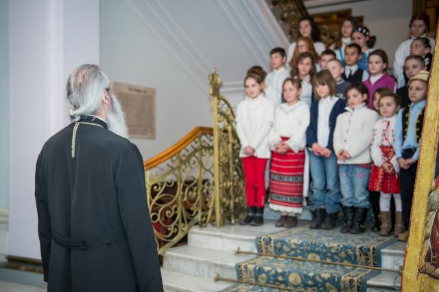 Colindători la Reședința Mitropolitană - Parohia Doroșcani
