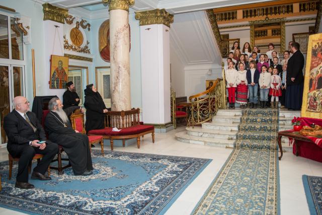 Colindători la Reședința Mitropolitană - Parohia Doroșcani