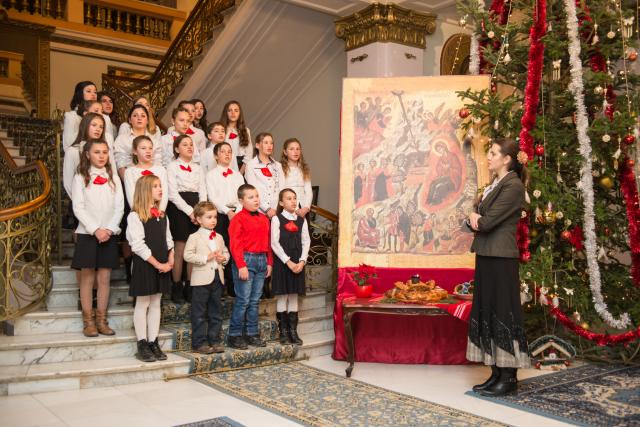Colindători la Reședința Mitropolitană - Parohia Feredeni, Iaşi