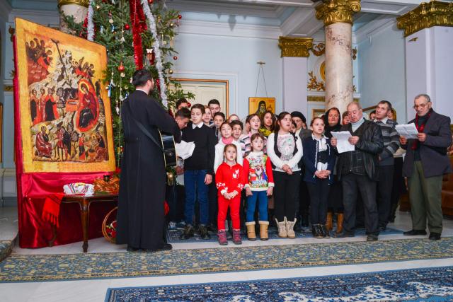 Colindători la Reședința Mitropolitană - Parohia Moimești-Popricani