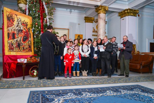 Colindători la Reședința Mitropolitană - Parohia Moimești-Popricani