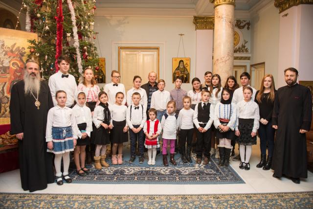 Colindători la Reședința Mitropolitană - Parohia Movileni, Iaşi