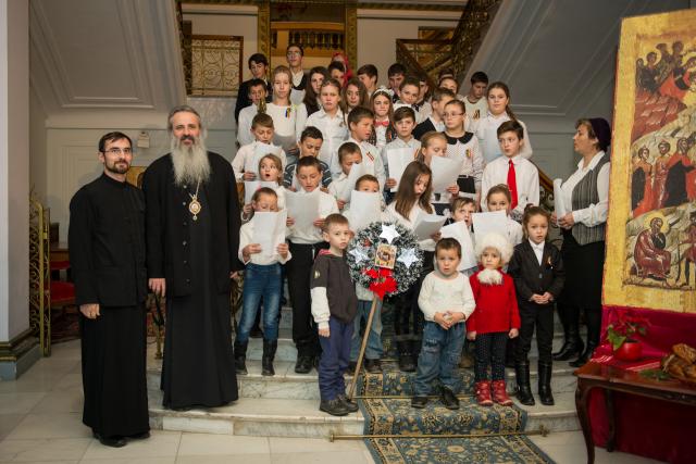 Colindători la Reședința Mitropolitană - Parohia Țipilești, Iași