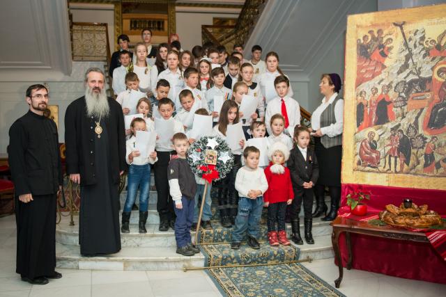Colindători la Reședința Mitropolitană - Parohia Țipilești, Iași