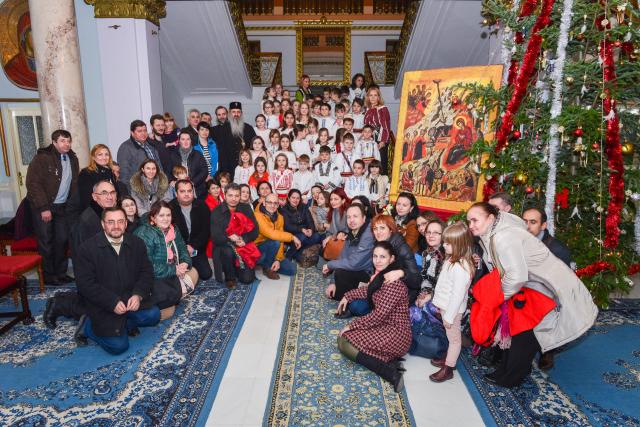 Colindători la Reședința Mitropolitană - Școala Varlaam