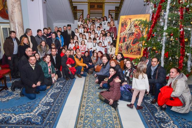 Colindători la Reședința Mitropolitană - Școala Varlaam