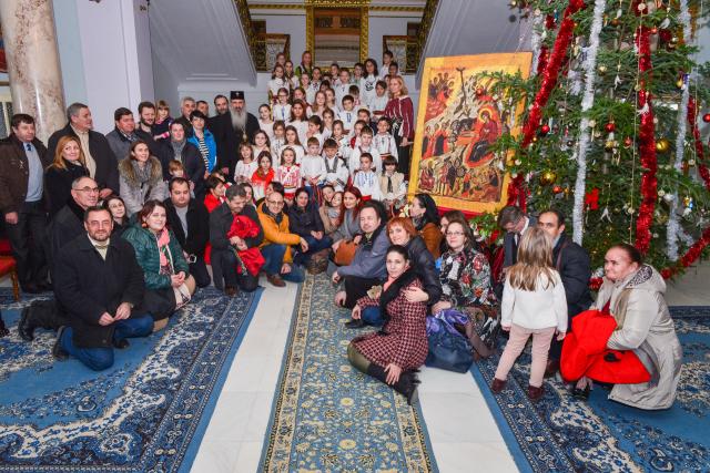 Colindători la Reședința Mitropolitană - Școala Varlaam
