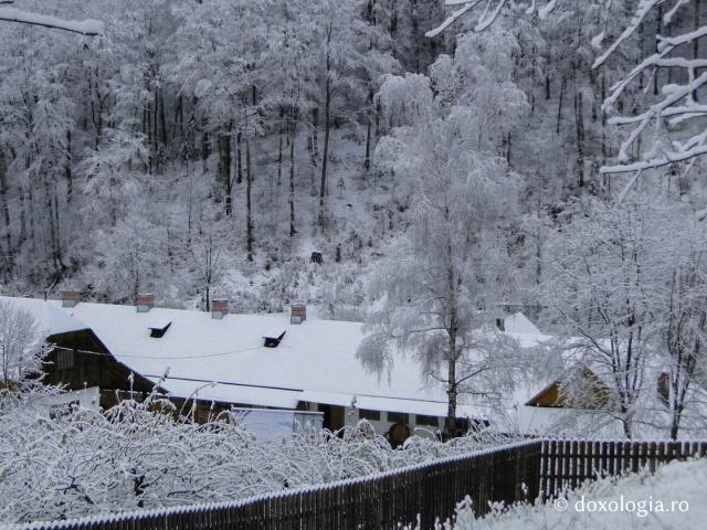 (Foto) Iarna la Mănăstirea Sihăstria