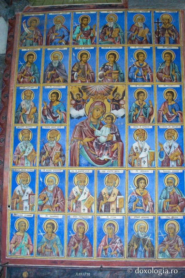 (Foto) Frescele Mănăstirii Sfântul Ioan de la Rila 