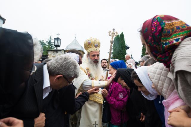 (Foto) Sfânta Cuvioasă Teodora, sărbătorită la Mănăstirea Sihăstria prin Liturghie arhierească