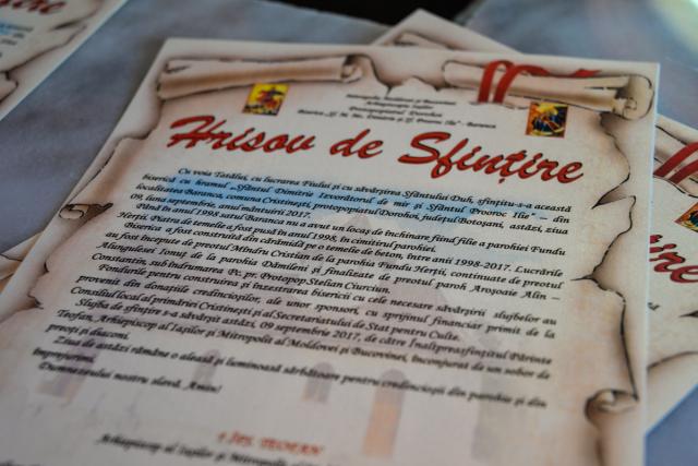 (Foto) Sfințire de biserică în satul Baranca, Protopopiatul Dorohoi
