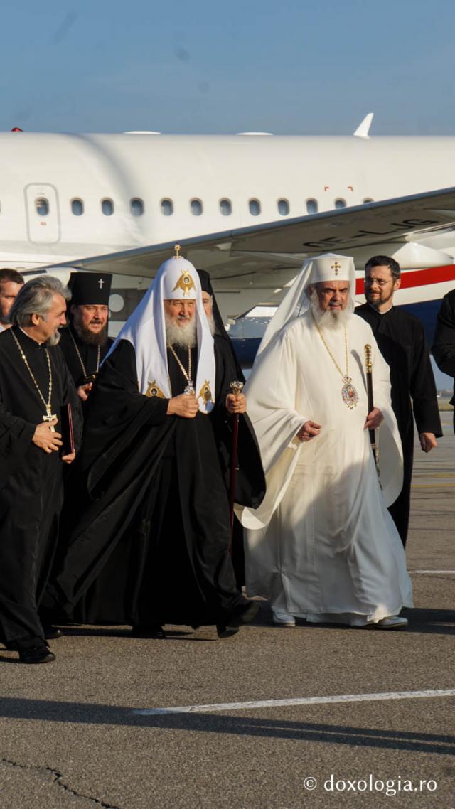 Patriarhul Kirill al Moscovei şi al Întregii Rusii a ajuns în București (galerie FOTO)