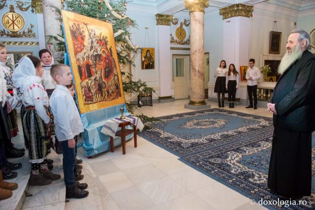 Colindători la Reședința Mitropolitană 2017 – Grup de copii din localitatea Todireşti