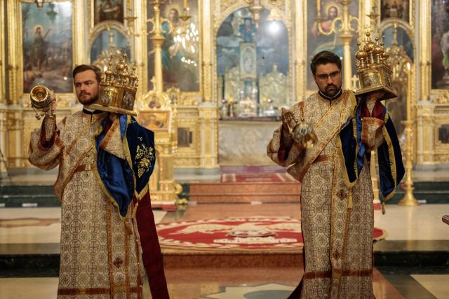 (Foto) Slujba Învierii Domnului la Catedrala mitropolitană din Iași