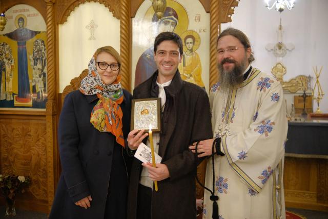 (Foto) PS Părinte Episcop Macarie, în slujire euharistică în Jönköping (Suedia)