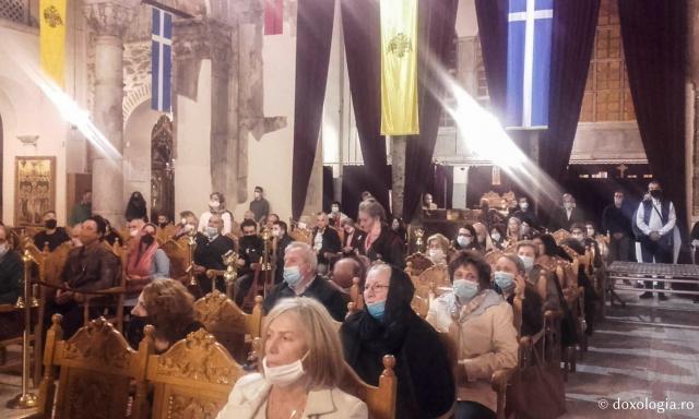 (Foto) Priveghere în cinstea Sfântului Mare Mucenic Dimitrie – Tesalonic, 2020