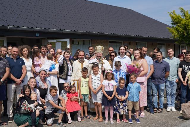 (Foto) PS Părinte Macarie, în vizită pastorală la românii din Regatul Danemarcei