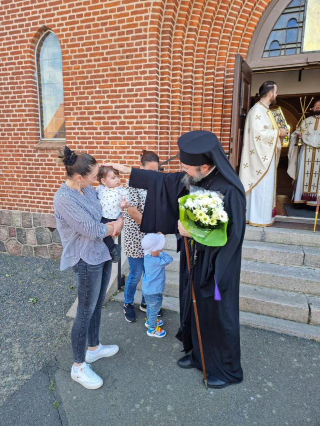 (Foto) PS Părinte Macarie, în vizită pastorală la românii din Regatul Danemarcei