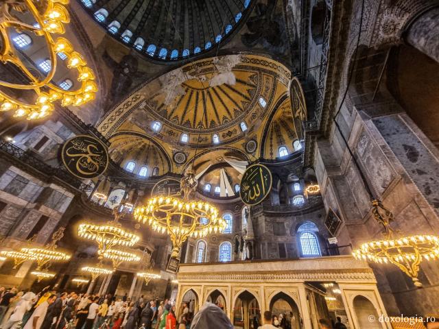 Aghia Sofia din Constantinopol – una dintre cele mai impresionante clădiri din lume / Foto: Magda Buftea Aghia Sofia din Constantinopol