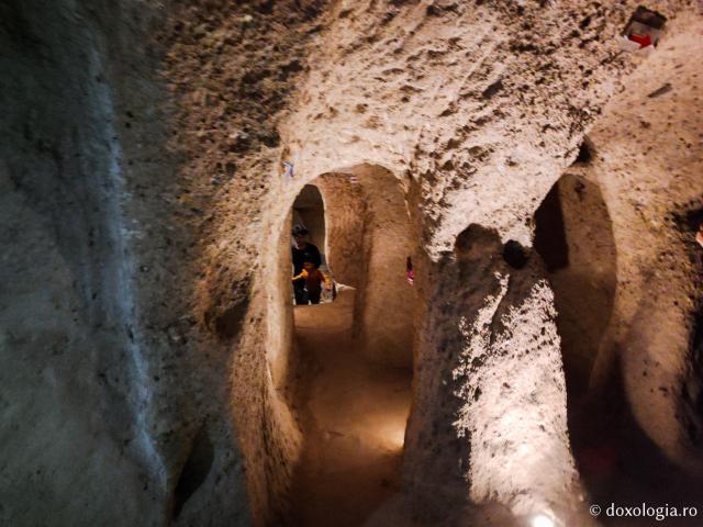 (Foto) Oraşul subteran Kaymakli din Cappadocia