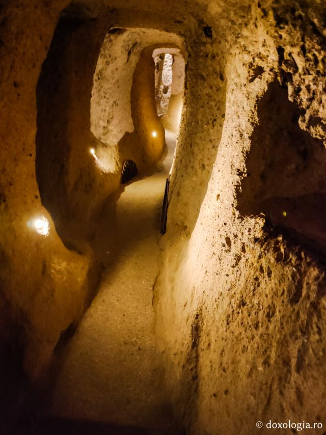 (Foto) Oraşul subteran Kaymakli din Cappadocia