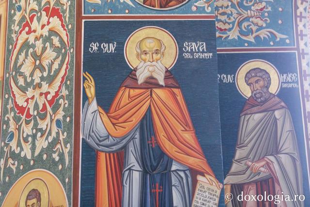 Biserica „Sfinții Împărați Constantin și Elena” din localitatea Mironeasa în așteptarea veșmântului de sfințire / Foto: pr. Silviu Cluci fresca bisericii din Mironeasa