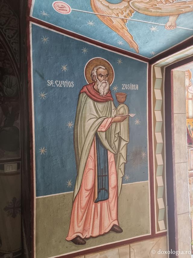 Sfântul Cuvios Zosima - Biserica „Buna Vestire” de la Mănăstirea Sihăstria Putnei