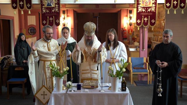 Taina Sfântului Botez - Paraclisul Episcopal din Göteborg