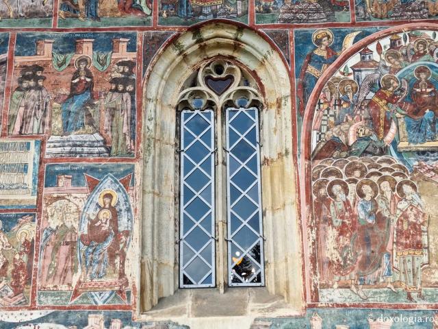 Frescă exterioară - Mănăstirea Humor