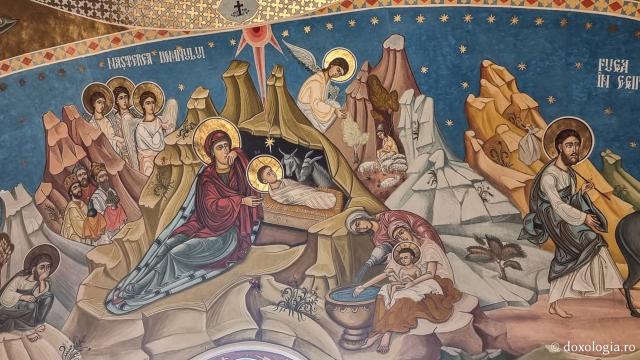 Frescă Nașterea Domnului - Paraclisul „Sfântului Ierarh Leontie” de la Mănăstirea Bogdana
