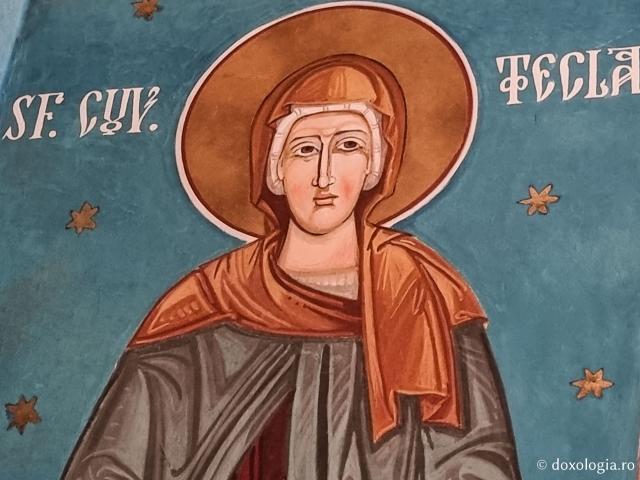 Sfânta Tecla - Paraclisul „Sfântului Ierarh Leontie” de la Mănăstirea Bogdana
