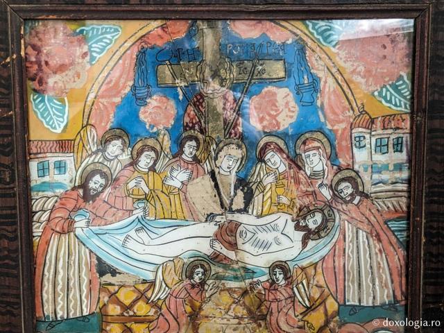 Îngroparea Domnului - Muzeul de icoane pe sticlă „Părintele Zosim Oancea” din Sibiel