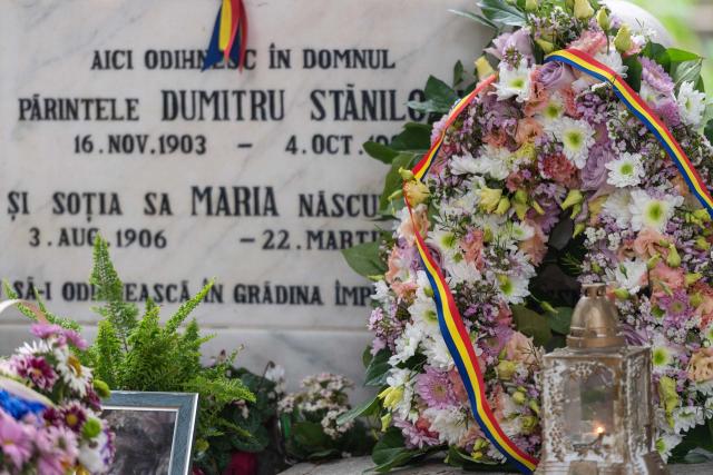 Mormântul părintelui Dumitru Stăniloae / sursa foto: basilica.ro