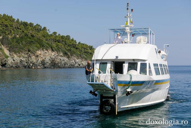 Călătorie pe mare în partea de nord-est a Sfântului Munte Athos
