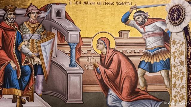 Martiriul Sfintei Marian - Biserica „Sfânta Mare Muceniță Marina și Sfântul Antonie” – Serres, Grecia