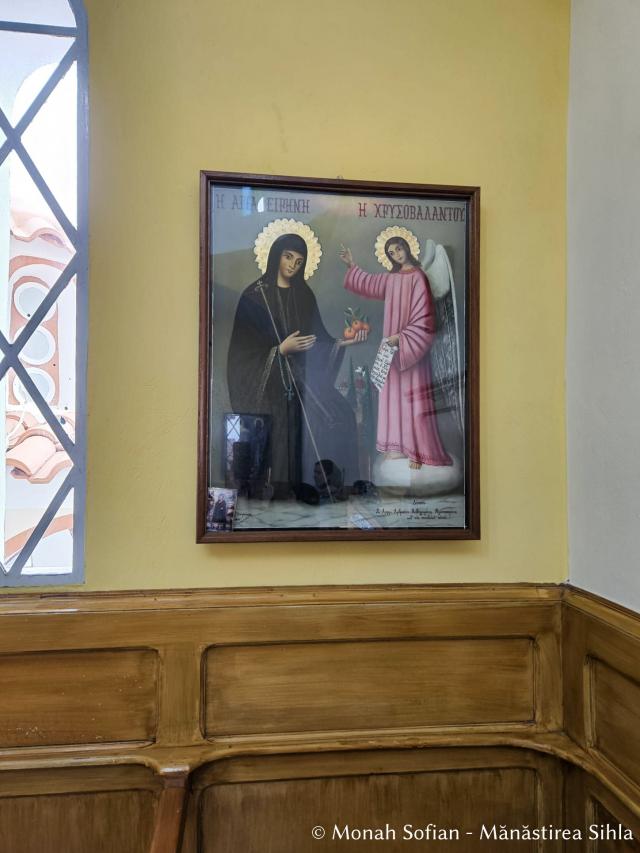 Katholikonul Mănăstirii „Sfinților Părinți” din Insula Chios, Grecia / Foto: Monah Sofian - Mănăstirea Sihla Katholikonul Mănăstirii „Sfinților Părinți” din Insula Chios, Grecia