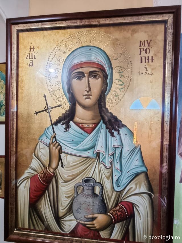 Sfânta Muceniță Miropi - Locul martiriului Sfântului Isidor din Chios - Biserica Sfântului Mucenic din Neochori