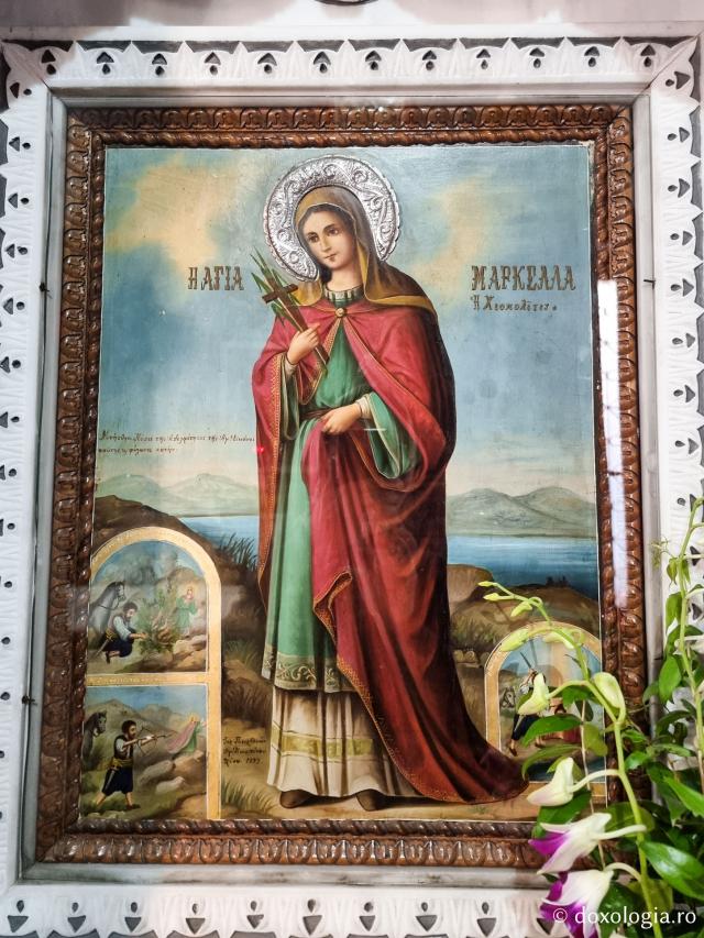 Sfânta Muceniță Marcela - Biserica „Sfântul Ioan Teologul” din Chios
