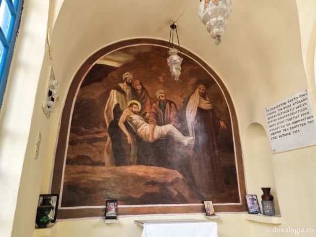 Punerea în mormânt a Mântuitorului - Biserica „Sfântul Pantelimon” din Vrontados, Insula Chios