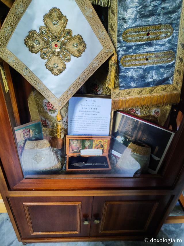 Veșmânt arhieresc al Sfântului Ierarh Nectarie – Catedrala Mitropolitană din Chios