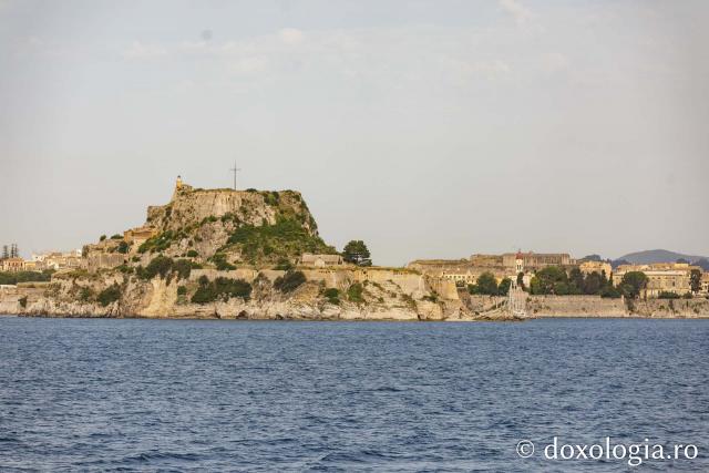 Corfu Town văzut de pe vapor