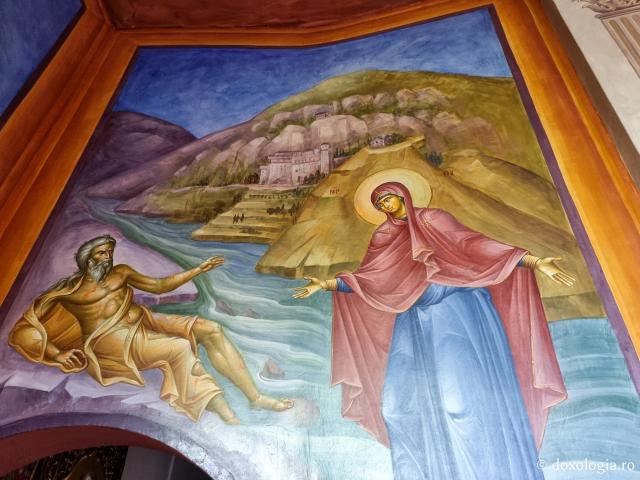 Salvarea și vindecarea diaconului Grigorie - Minuni ale Icoanei Maicii Domnului de la Mega Spileo zugrăvite în interiorul mănăstirii