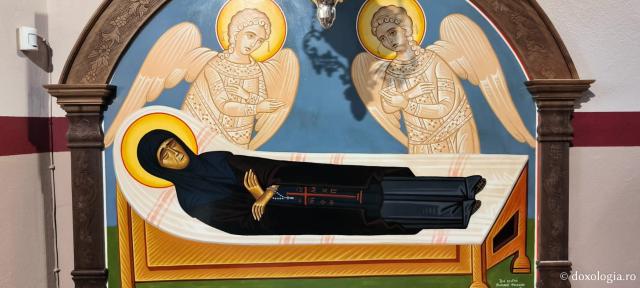 Adormirea Sfintei Cuvioase Gavrilia Papaiannis - Biserica „Panaghia Castelului” din Insula Leros, Grecia