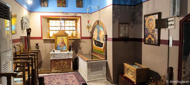Moaștele Sfintei Cuvioase Gavrilia Papaiannis - Biserica „Panaghia Castelului” din Insula Leros, Grecia
