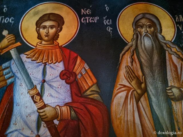 Sfântul Nestor și Sfântul David din Tesalonic - Biserica „Panaghia Gorgoepikoos” din Tesalonic