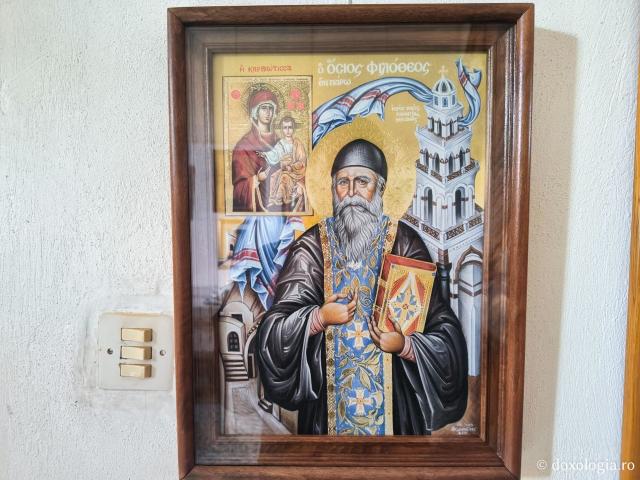 Chilia Părintelui Filotei Zervakos de la Mănăstirea „Panaghia Myrtidiotissa”din Paros / Foto: Pr. Marin Osoianu Chilia Părintelui Filotei Zervakos de la Mănăstirea „Panaghia Myrtidiotissa”din Paros