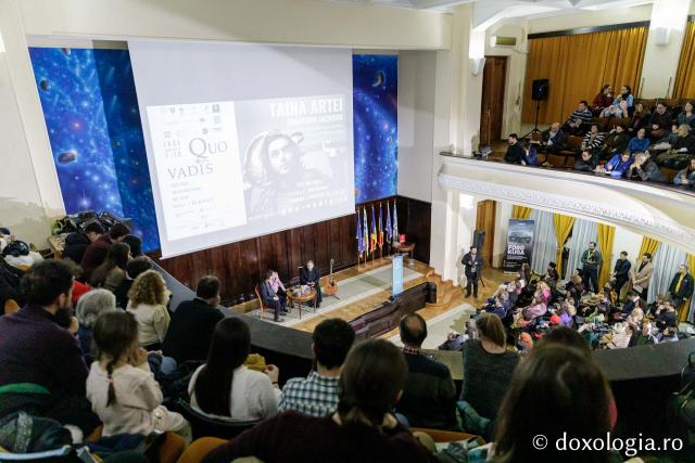 Conferință Jonathan Jackson (actor din SUA), Aula Magna Mihai Eminescu (Universitatea Al. I. Cuza Iași) (Foto) „Quo Vadis”: cea de-a treia zi a Festivalului Internațional de Film de la Iași
