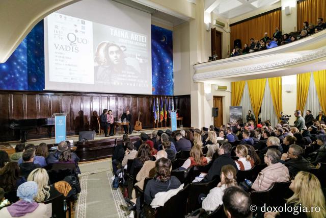Conferință Jonathan Jackson (actor din SUA), Aula Magna Mihai Eminescu (Universitatea Al. I. Cuza Iași) (Foto) „Quo Vadis”: cea de-a treia zi a Festivalului Internațional de Film de la Iași