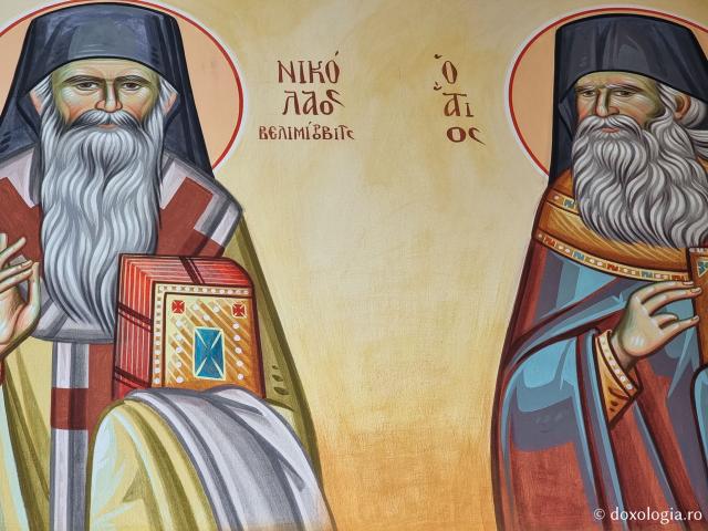 Pleiadă de sfinți contemporani regăsiți în pictura bisericii mănăstirii Milesi din Grecia