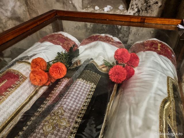 Închinare la moaștele celor trei Sfinți Macarie: Macarie Egipteanul, Macarie Alexandrinul și Macarie Cetățeanul / Foto: Magda Buftea Închinare la moaștele celor trei Sfinți Macarie: Macarie Egipteanul, Macarie Alexandrinul și Macarie Cetățeanul